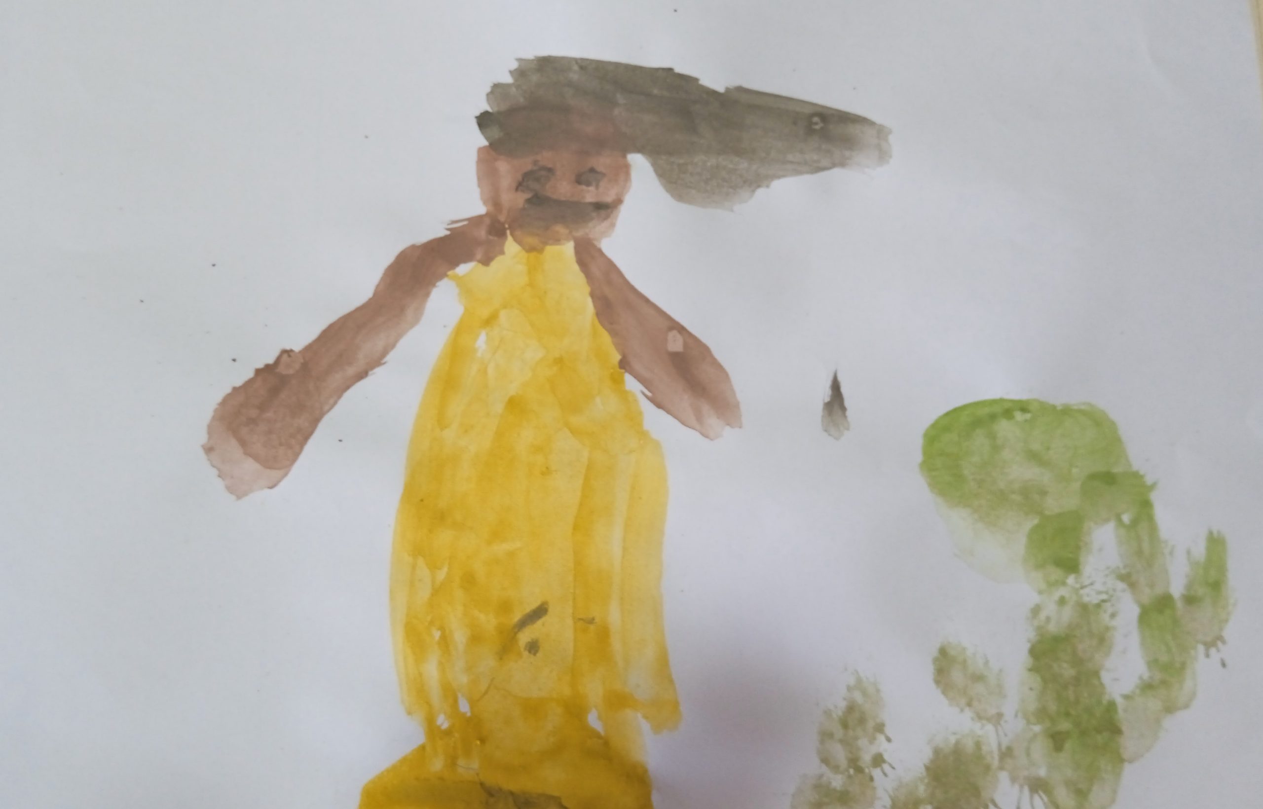 Mi dibujo está inspirado en la pintura "la dama dorada" del pintor August Klim