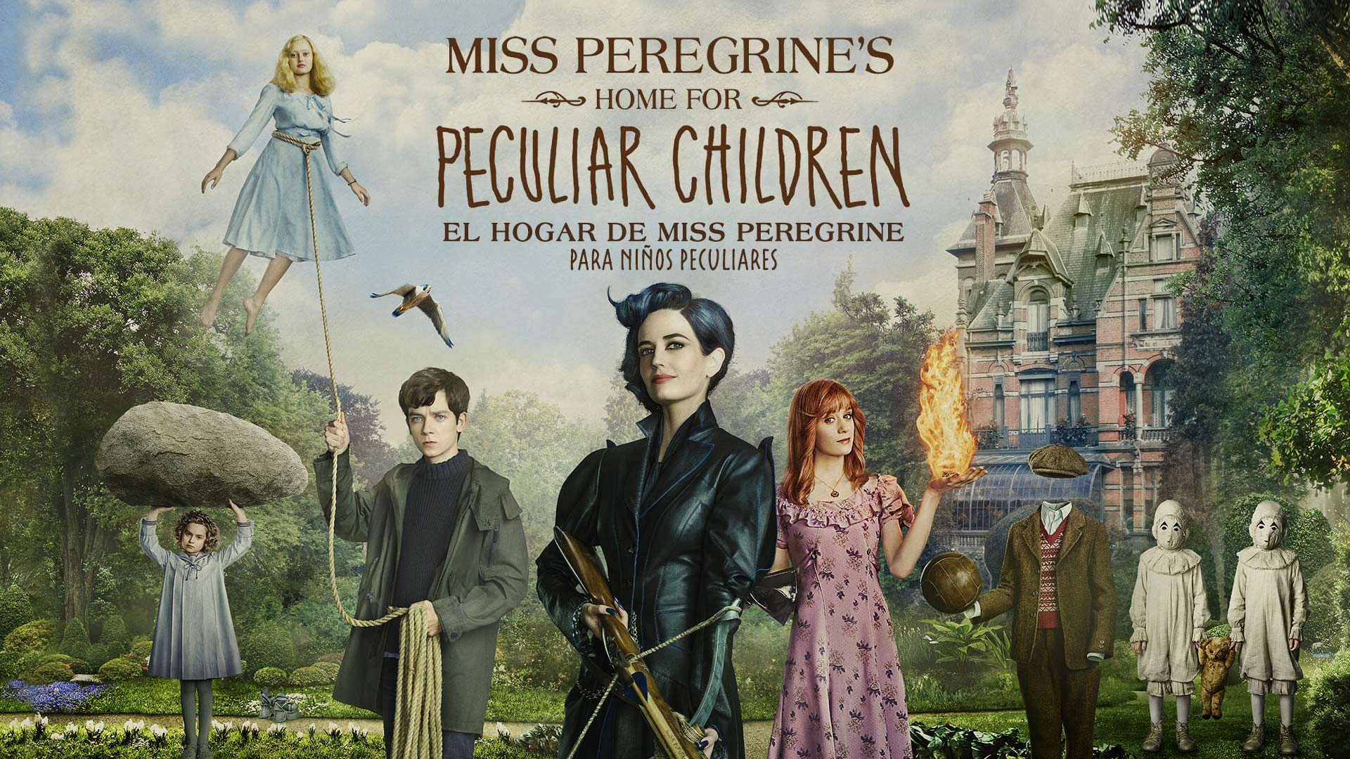 Miss Peregrine y los chicos peculiares.