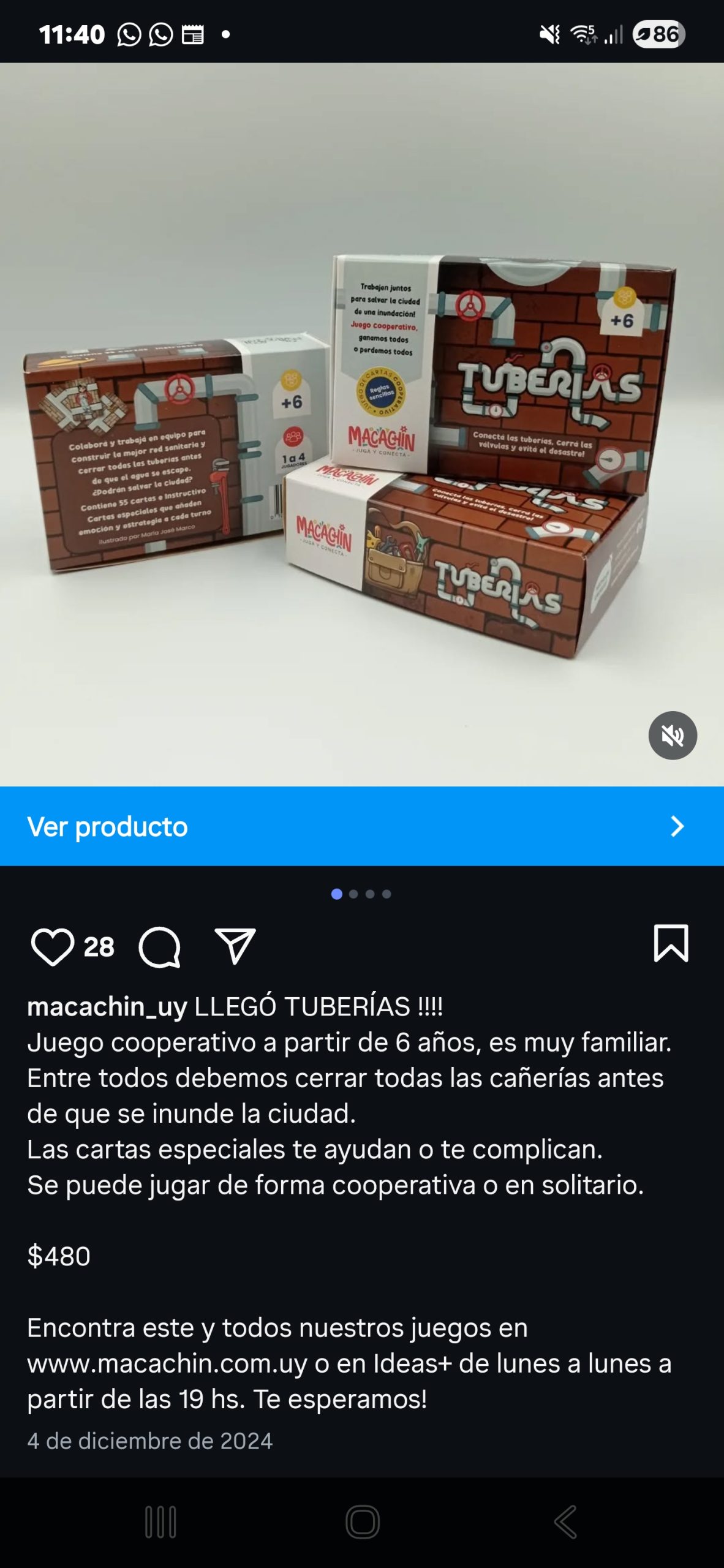 Tuberias de Macachin