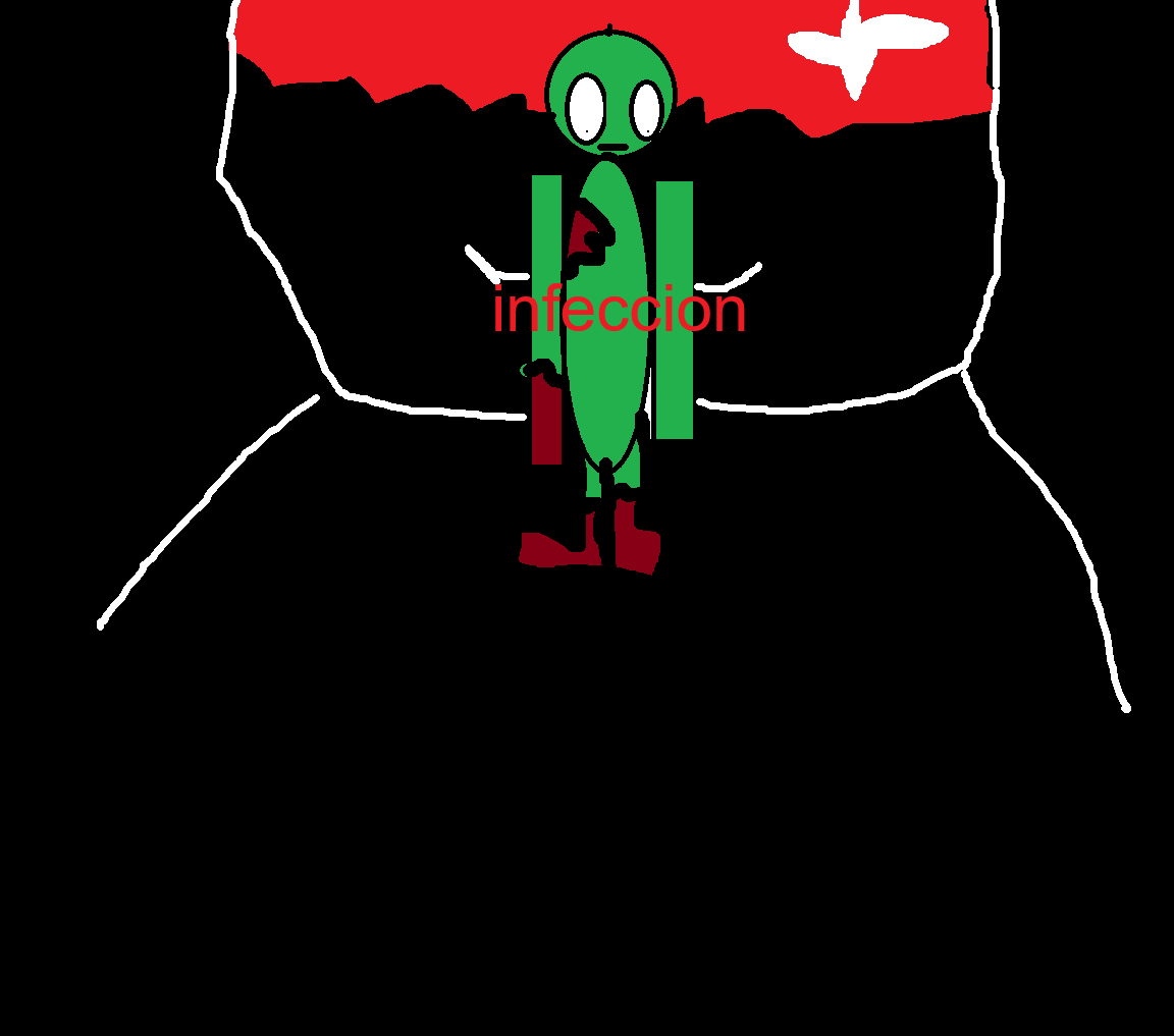 una infeccion que corrompe a las personas y las vuelve completa mente locas (fondo)